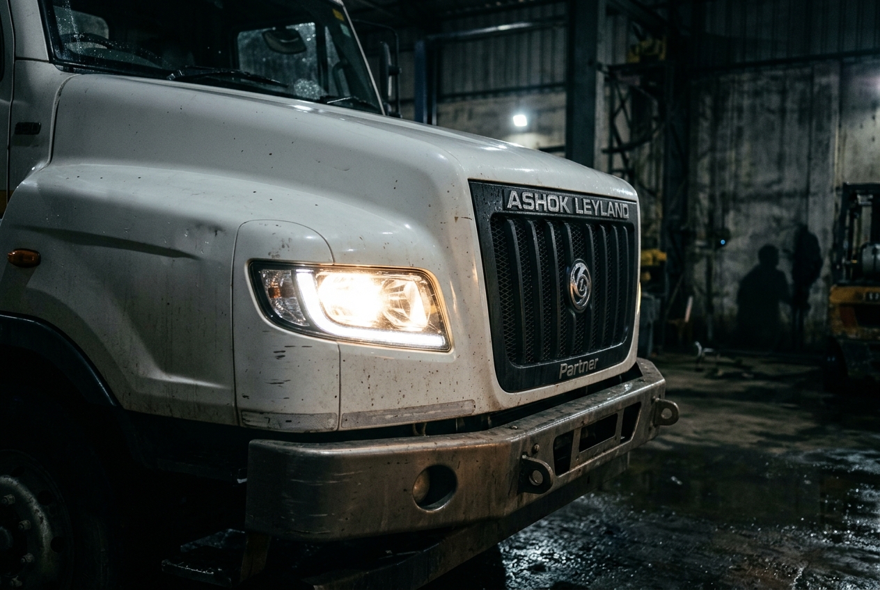 Truck closeup left angle